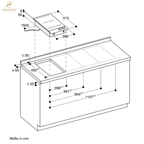 Bếp từ Gaggenau VI232121 28 cm - Serie 200