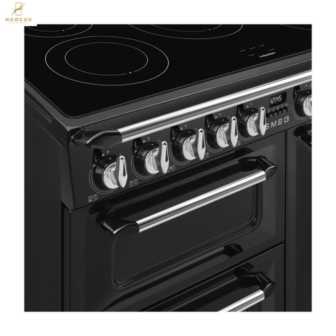 Bếp từ hỗn hợp kèm lò nướng Smeg TR93IBL2