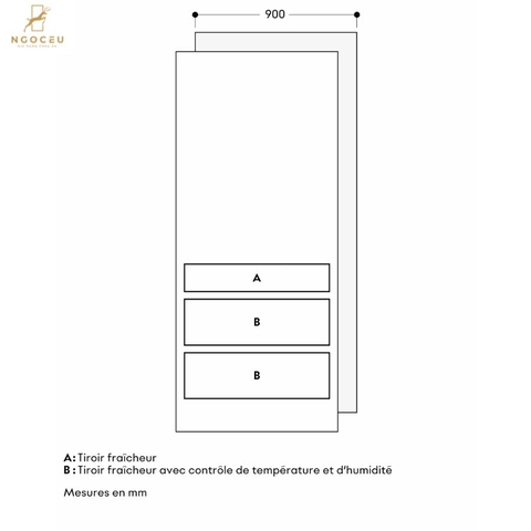 Tủ mát Vario Cooling Expressive 622L - Gaggenau RVC497190