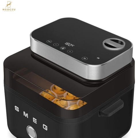 Nồi chiên không dầu SMEG AFCBLMEU - Màu đen