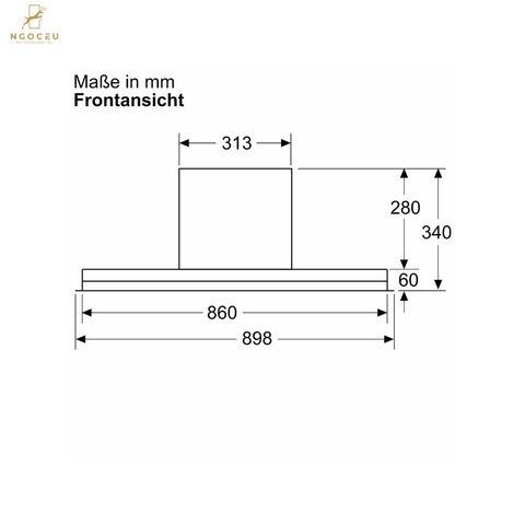 Máy hút mùi Bosch DBB97DP60 – Series 6