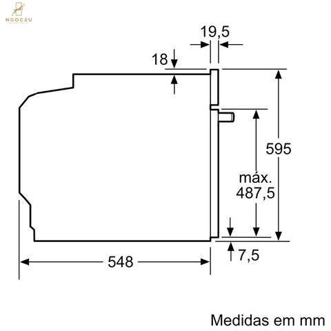 Lò nướng Bosch HBG724AB1 - Series 8