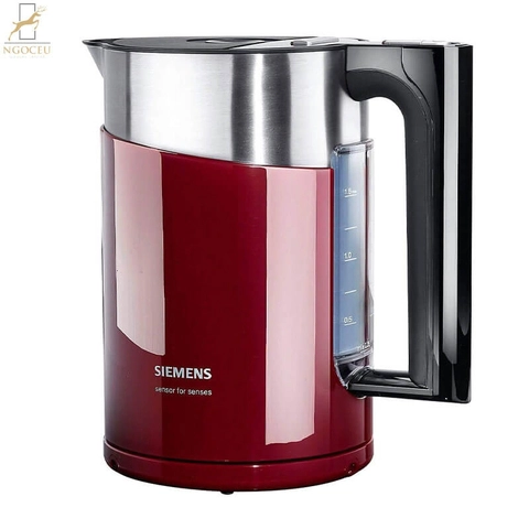 Ấm đun siêu tốc chỉnh nhiệt Siemens TW86104P – Red
