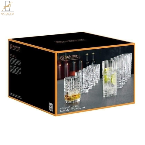 Bộ 12 cốc pha lê Nachtman Germany