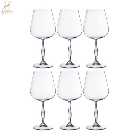 Bộ ly rượu vang đỏ 6 ly Crystalite Bohemia Collection Scopus - 540ml