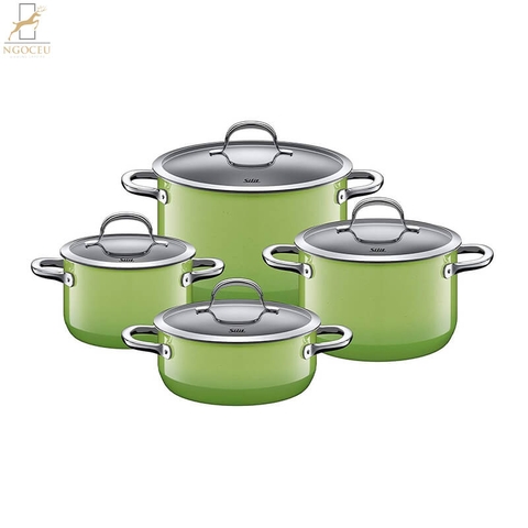Bộ nồi Silit Silargan Passion – Màu xanh