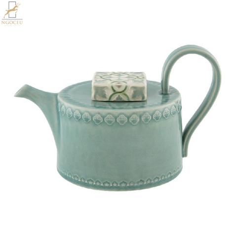 Bordallo – Rua Nova – Ấm trà - Xanh Dương