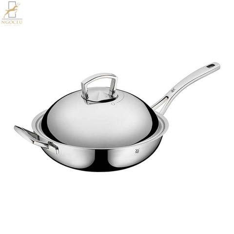Chảo sâu lòng có lắp vung WMF Wok Multiply 32cm with metal lid