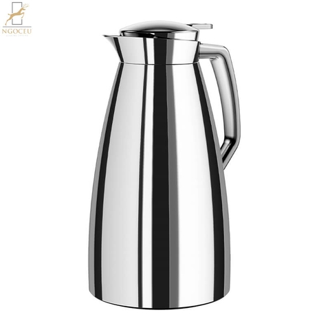 Ấm giữ nhiệt Emsa Plaza - 1L - Màu chrome