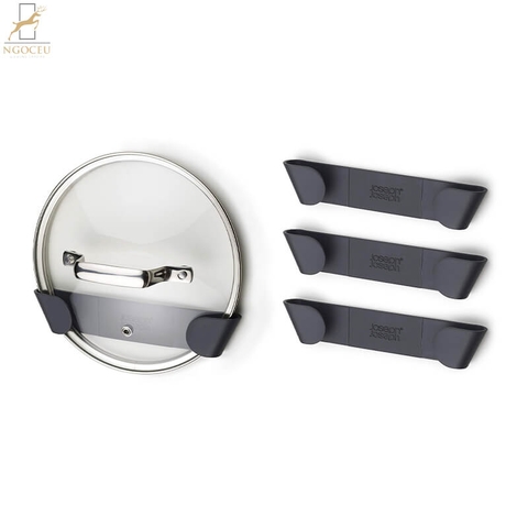 Bộ 3 giá để nắp nồi gắn tường Joseph Joseph Duo 85149