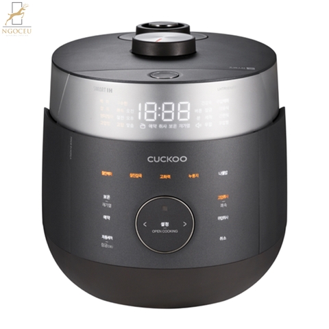 Nồi cơm cao tần áp suất kép 1.8L Cuckoo CRP-LHTR1010FD - Màu Xám