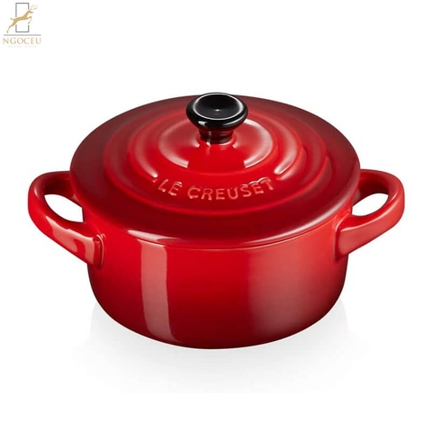 Nồi sứ Le Creuset 8 oz Mini Round Cocotte 10cm - Màu đỏ
