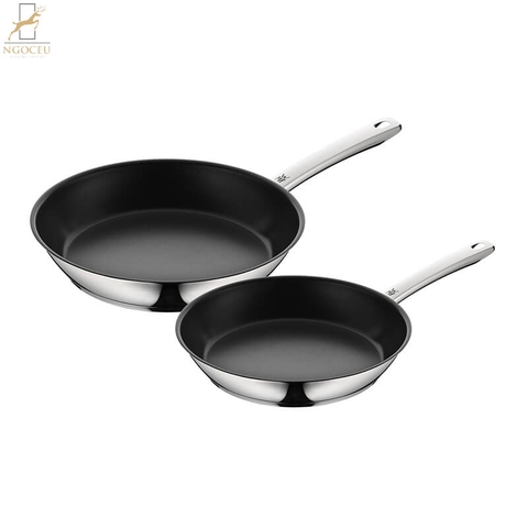 Set 2 chảo chống dính WMF Edelstahlpfannen Set, beschichtet 24 và 28cm