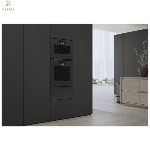 Lò nướng kèm hấp cánh phải Gaggenau Minimalistic GS240100 Onyx