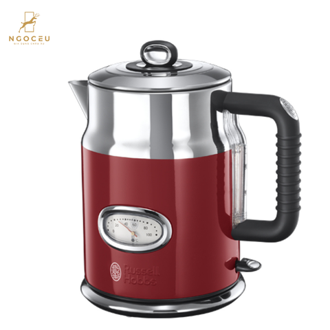 Ấm siêu tốc Russell Hobbs Retro 21670-70 2400W 1.7L - Màu Đỏ