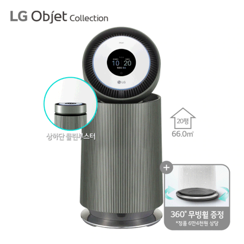 Máy lọc không khí LG Puricare 360 Alpha AS201NGFA – Màu xanh xám