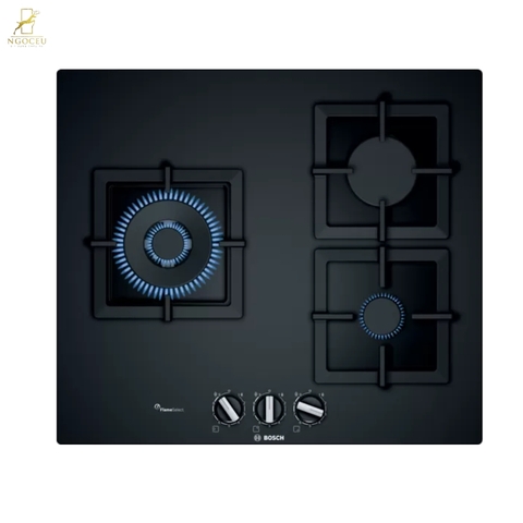 Bếp gas 3 vùng nấu Bosch PPC6A6B20 - Serie 6