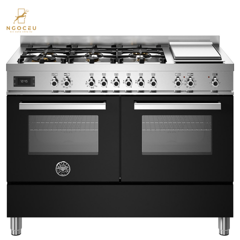 Bếp gas hỗn hợp kèm lò nướng Bertazzoni PRO126G2ENET 120 cm