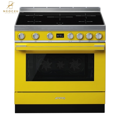 Bếp hỗn hợp kèm lò nướng Smeg CPF9IPYW
