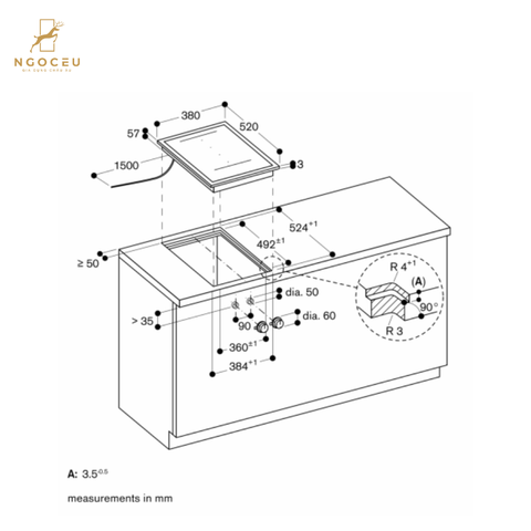 Bếp từ Gaggenau VI422115 38 cm - Serie 400
