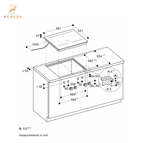 Bếp từ Gaggenau VI462105 60 cm - Serie 400