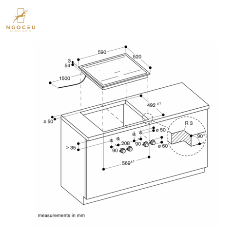 Bếp từ Gaggenau VI462115 60 cm - Serie 400
