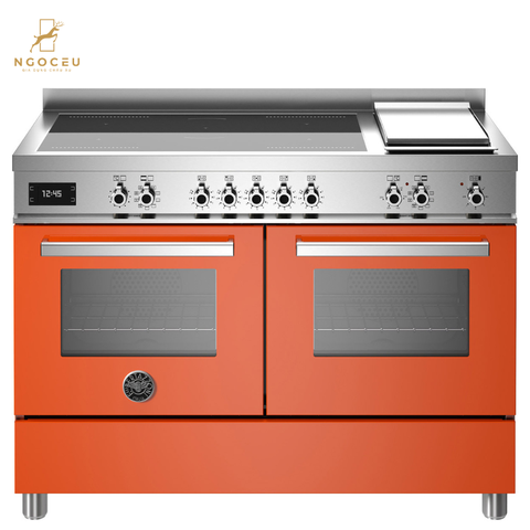 Bếp từ hỗn hợp kèm lò nướng Bertazzoni Professional PRO125I2EART 120 cm