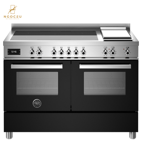Bếp từ hỗn hợp kèm lò nướng Bertazzoni Professional PRO125I2ENET 120 cm