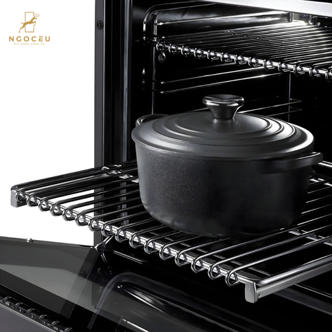 Bếp từ hỗn hợp kèm lò nướng Bertazzoni Professional PRO125I2ENET 120 cm