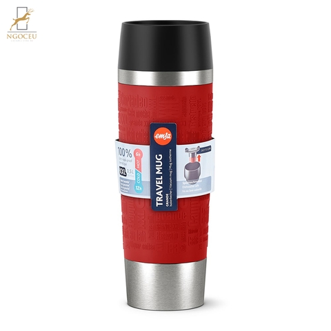 Bình giữ nhiệt Emsa Travel mug dung tích 500ml - Màu đỏ