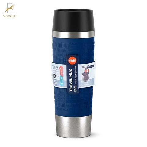 Bình giữ nhiệt Emsa Travel mug dung tích 500ml - Màu xanh dương