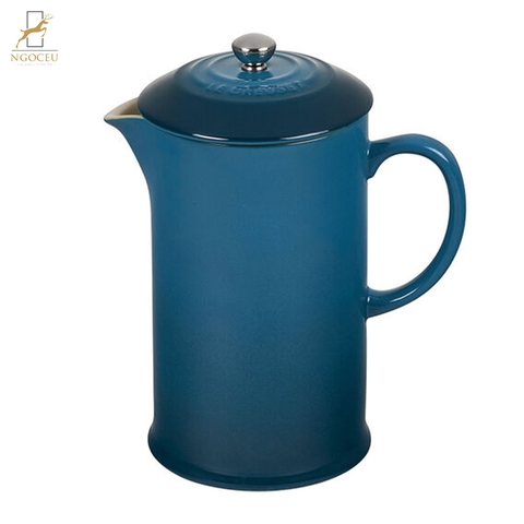 Bình Pha Cà Phê Le Creuset French Press - Màu Xanh Dương