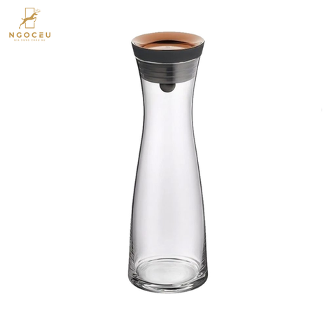Bình thủy tinh WMF Wasserkaraffe Basic 1L - Nắp đồng