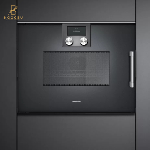 Lò nướng kết hợp lò vi sóng cánh trái Gaggenau BMP251100 - Series 200