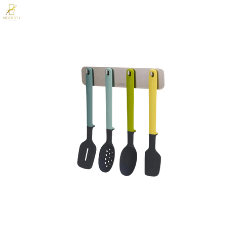 Bộ dụng cụ nấu ăn silicon 4 món gắn cửa Joseph Joseph Elevate DoorStore 101782