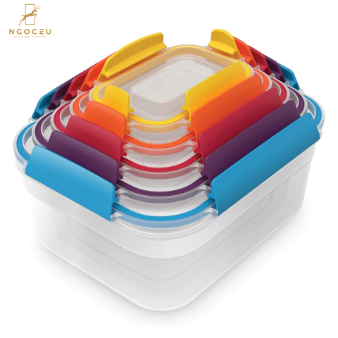 Bộ hộp đựng thực phẩm Joseph Joseph Nest Lock Multi Size Containers 81081