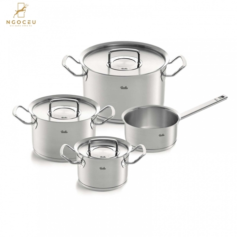 Bộ nồi vung thép 4 món Fissler Original Profi Collection