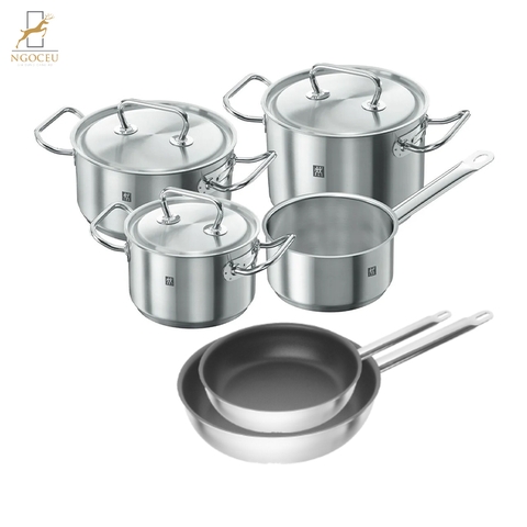 Bộ nồi 6 món Zwilling Cookwave Set - Kèm 2 chảo 24 và 28