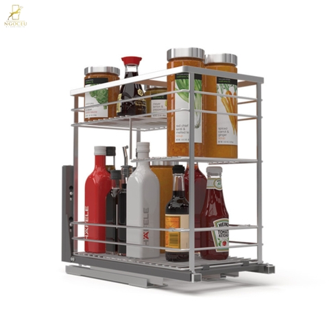 Bộ rổ gia vị Hafele Sonata cho tủ rộng 400mm