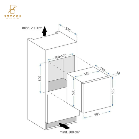 Tủ bảo quản rượu vang Caso WineDeluxe E29