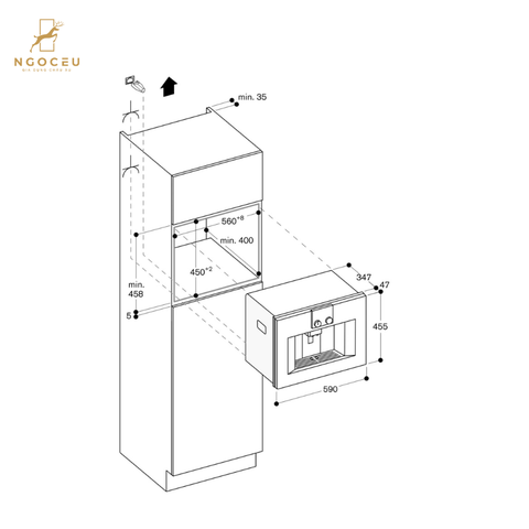 Máy pha cà phê Gaggenau CM450112 - Serie 400