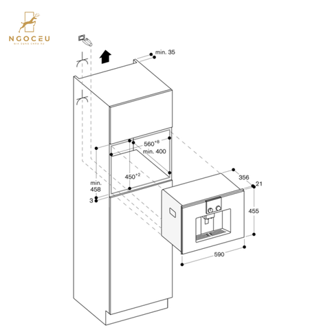 Máy pha cà phê Gaggenau CMP250102 - Serie 200