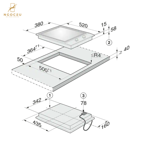 Bếp từ Miele CS 1327 Y