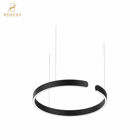 Đèn thả treo trần Occhio Mito Sospeso 60cm - Màu Đen