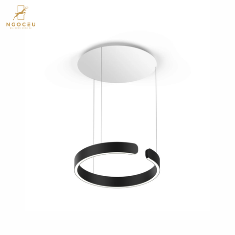 Đèn thả treo trần Occhio Mito Sospeso 40cm - Màu Đen Đậm