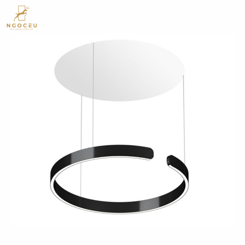 Đèn thả treo trần Occhio Mito Sospeso 60cm - Màu Đen Đậm