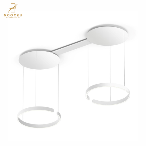 Đèn thả treo trần Occhio Mito Sospeso 60cm - Màu Trắng