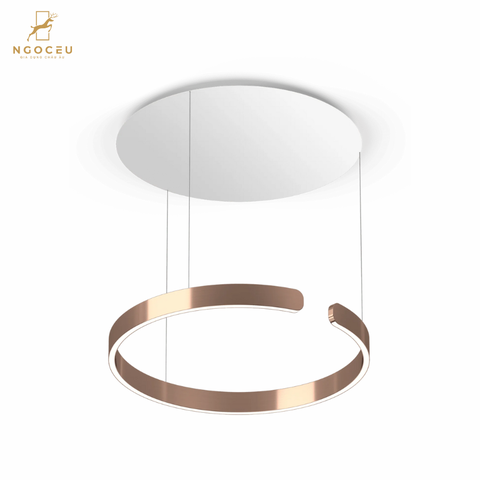 Đèn thả treo trần Occhio Mito Sospeso 60cm - Màu Vàng Hồng