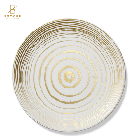 Đĩa lót 16cm Dibbern Golden Timber 0310909000 - Trắng/Gold
