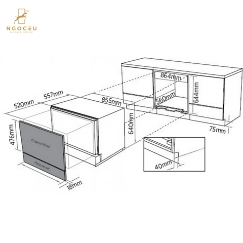 Tủ mát ngăn kéo - Fisher Paykel CoolDrawer RB9064S1 - Series 9 - 90cm
